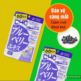 Viên uống bổ mắt việt quất dhc blueberry extract cải thiện thị lực 60 ngày