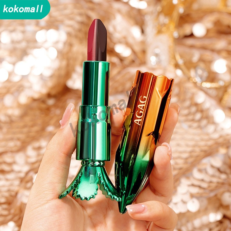 Son môi 5 màu AGAG màu cà rốt siêu dưỡng ẩm