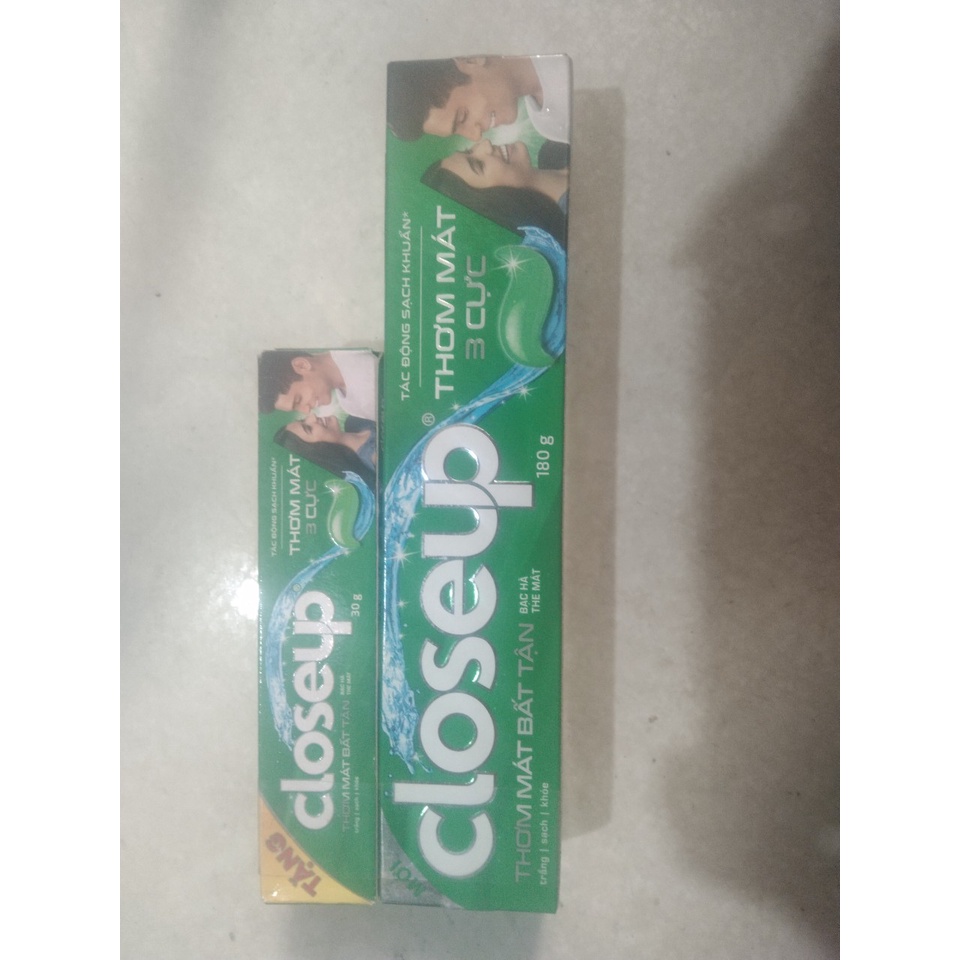 Com po các loại Kem đánh răng closeup 180g