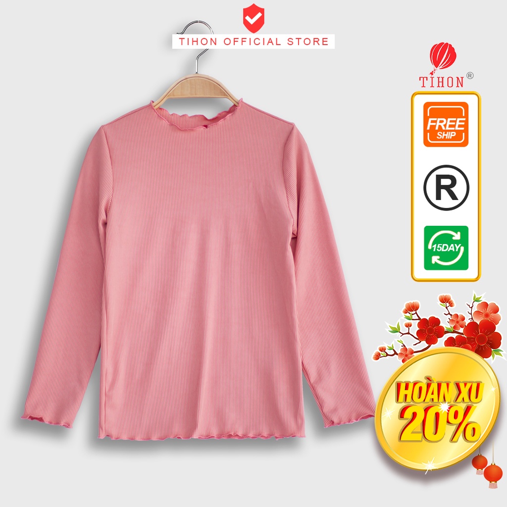 [Mã LTP50 giảm 50000 đơn 150000] Áo Thun Giữ Nhiệt Cho Bé TIHON Chất Liệu 100% Cotton ACT0850138