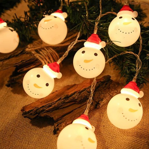 Đèn LED Giáng Sinh trang trí cây thông hình người tuyết, ông già Noel LGS2