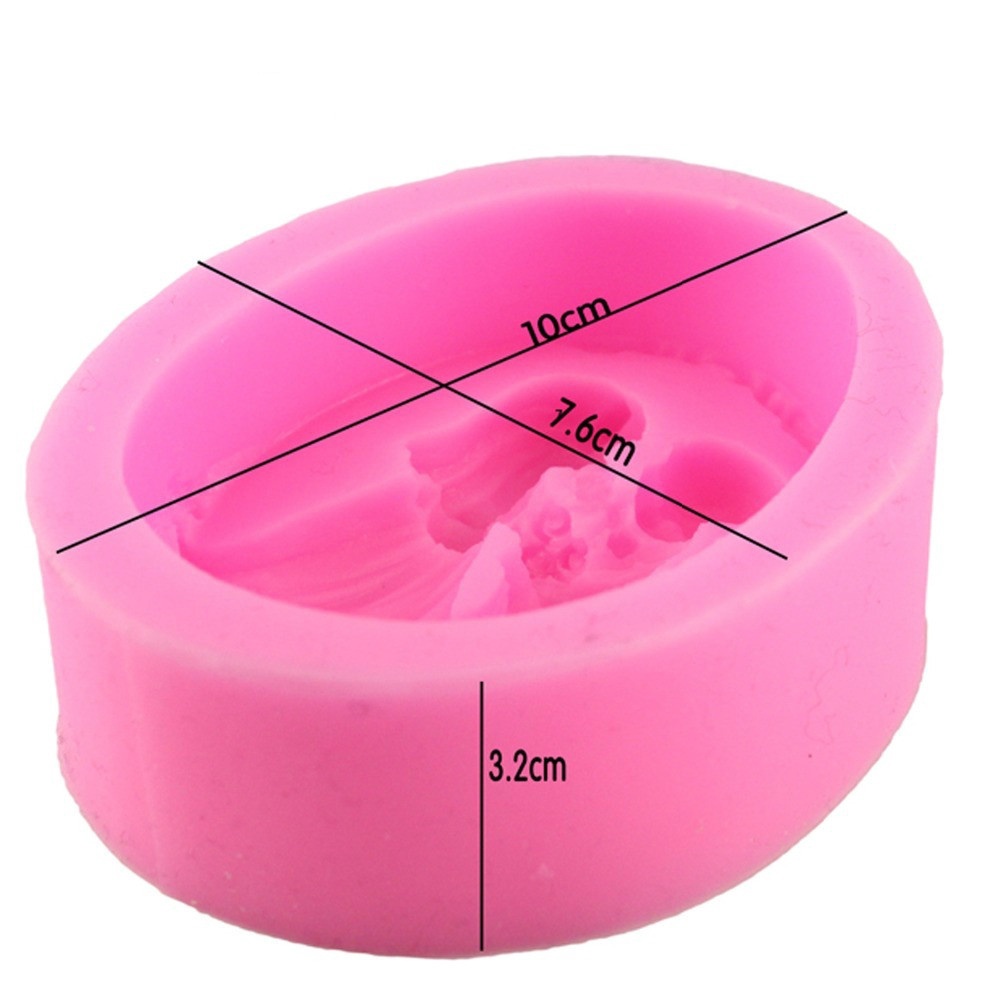 Khuôn Silicone Làm Xà Phòng Hình Cô Dâu Chú Rể