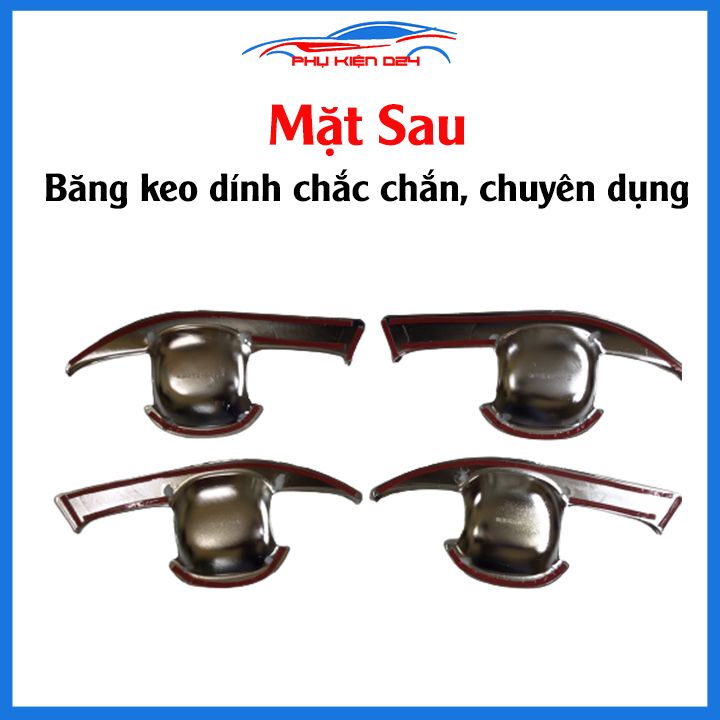 Ốp tay hõm Camry 2019-2020-2021-2022-2023 vân carbon, mạ crom chống trầy bảo vệ cửa xe ô tô