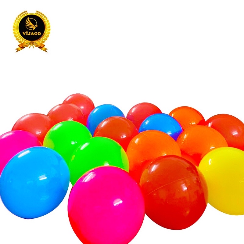 Đồ chơi bóng nhựa mầm non VIJAGO - 30 quả lẫn màu phi 5,5- VJG 015