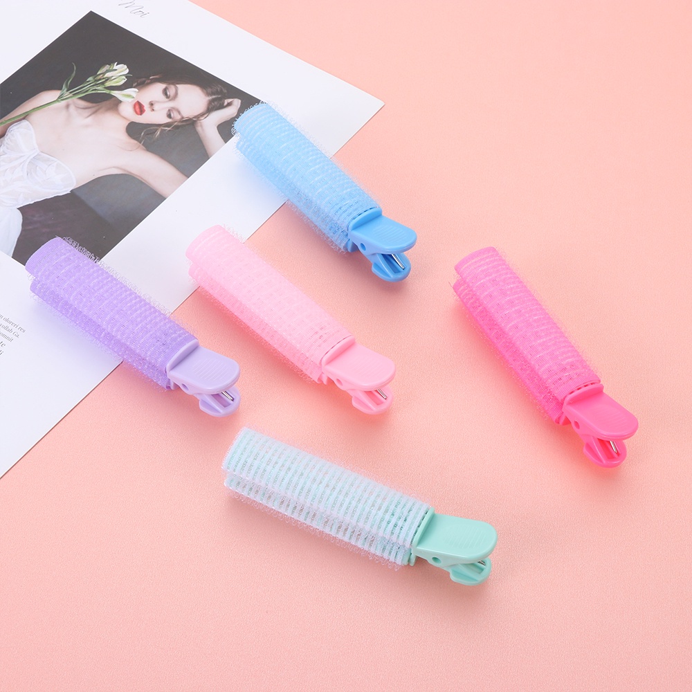 Set 2 kẹp quấn tạo kiểu tóc tự nhiên nhiều màu tùy chọn