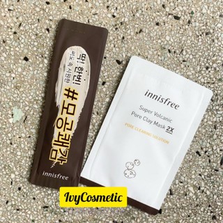 (Sample Mẫu Mới) Mặt Nạ Innisfree Super Volcanic Pore Clay Mask 2X