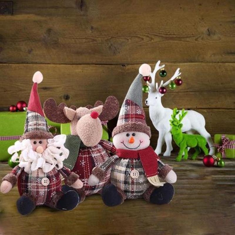 Christmas Gift Xmas Tree Hanging Pendant Snowman Doll Ornament Home Table Decor