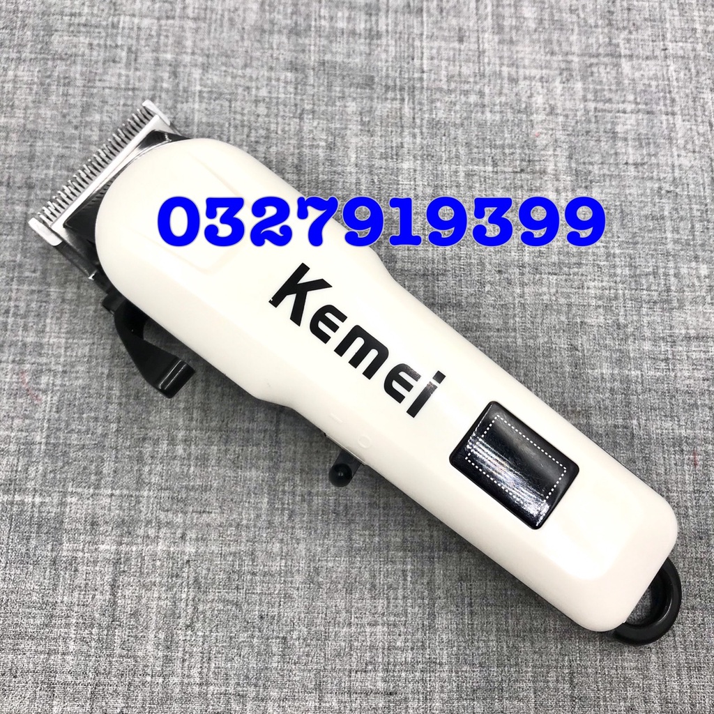 ✅Freeship✅ Tông đơ cắt tóc cao cấp KEMEI 809A - màn hình hiển thị pin