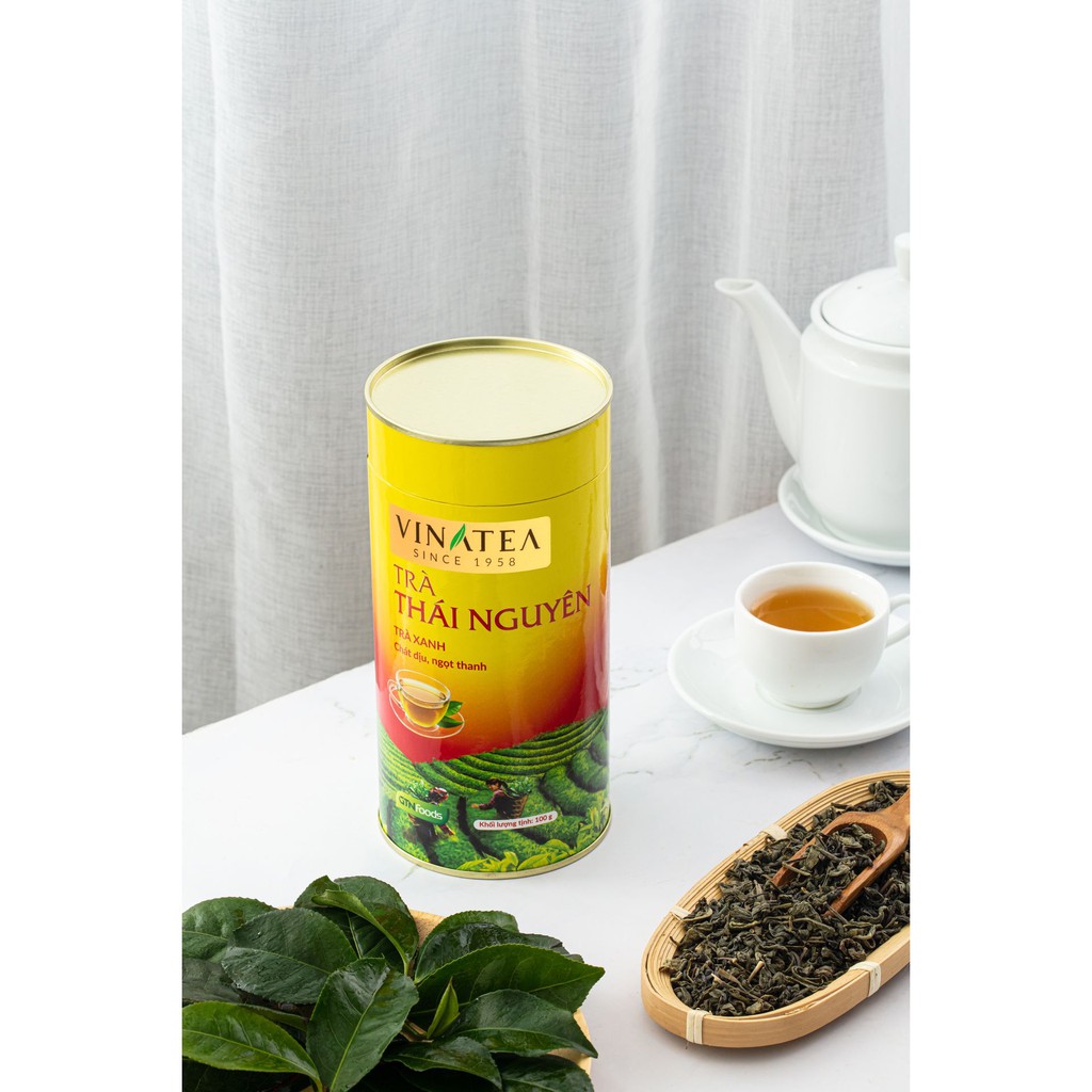Trà Vinatea Thái Nguyên Lon Giấy 100 g