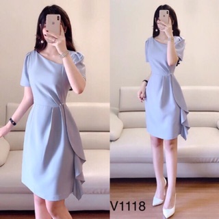 🍒Đầm xoè eo xếp li đính ngọc