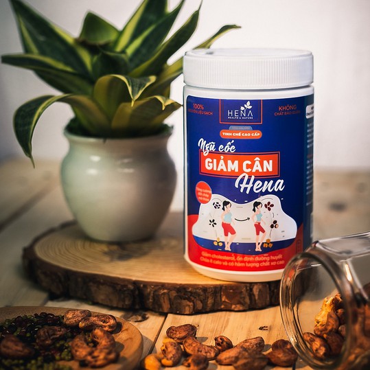 Ngũ Cốc Giảm Cân Hena 500g Không Đường, Bột Ngũ Cốc Ăn Kiêng Giảm Cân 100% Tự Nhiên Hiệu Quả và An Toàn Tuyệt Đối