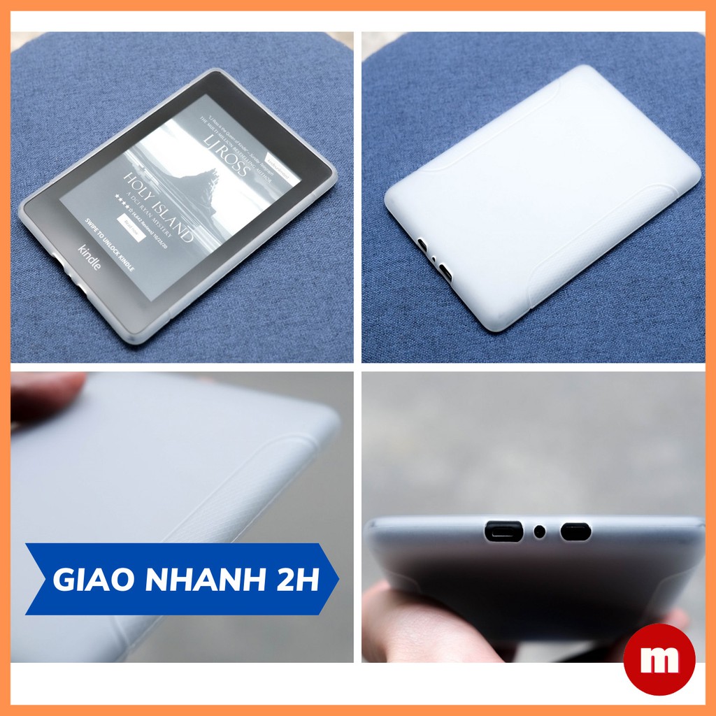 Ốp silicon dẻo cho Kindle Paperwhite - trong mờ hạn chế bám vân tay | BigBuy360 - bigbuy360.vn