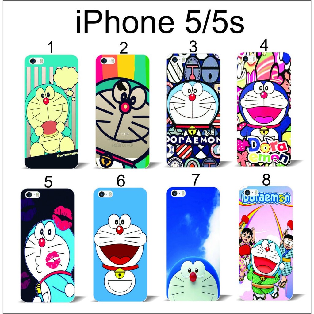 Ốp lưng iPhone 5 5S in hình Doraemon