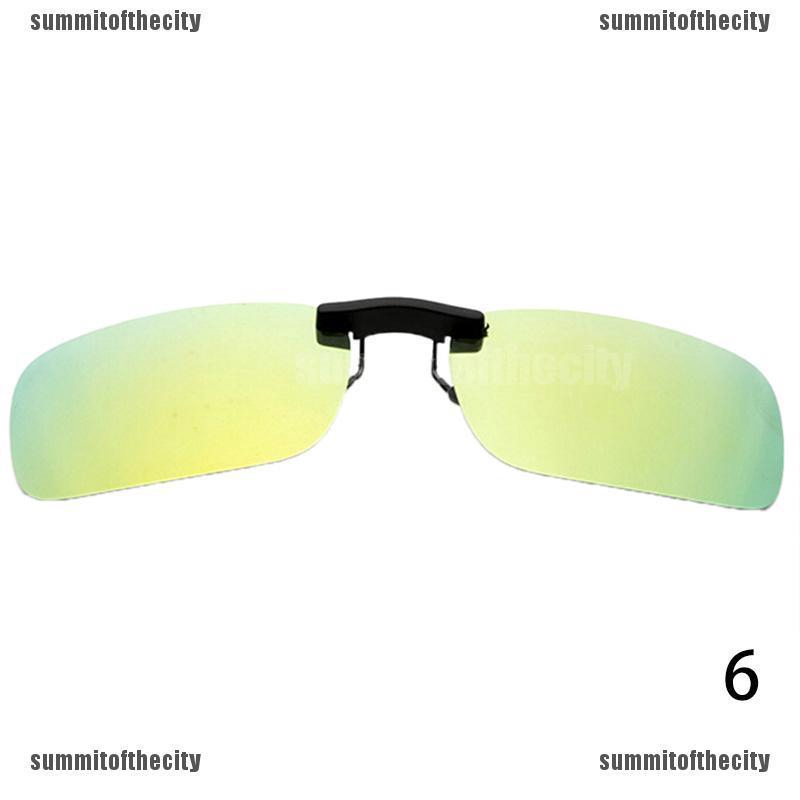 [THỜI TRANG NAM]Polarized Clip On Driving Glasses Sunglasses Day Vision UV400 Lens Night Vision