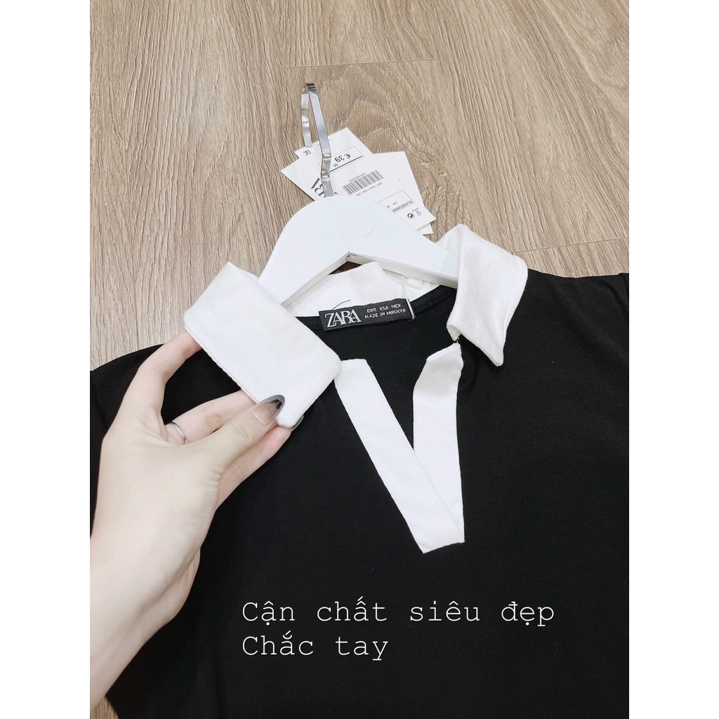 VÁY SUÔNG BODY CỔ TRỤ ÔM DÁNG SIÊU SANG