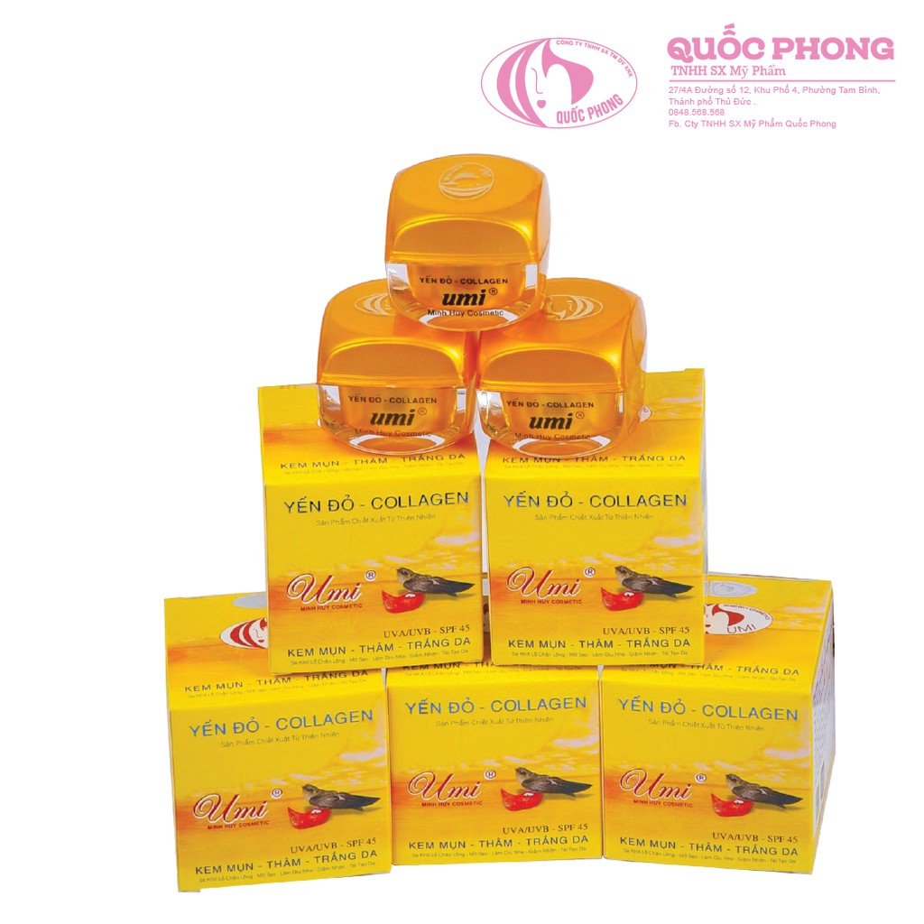 Kem Mụn chiết xuất hạt Nano TỔ YẾN BIO COLLAGEN UMI Chính Hãng UMI - (Net.12G) | BigBuy360 - bigbuy360.vn