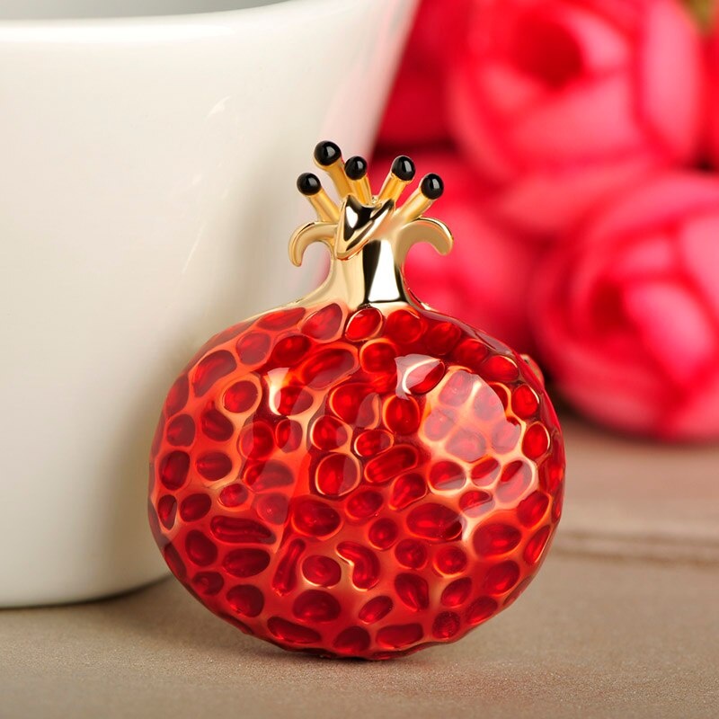 Ghim cài áo hình trái cây thiết kế độc đáo nhiều màu sắc thời trang