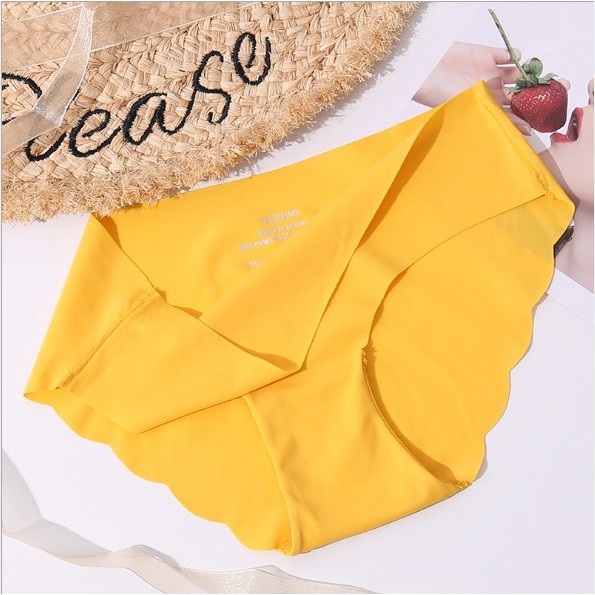 Combo 5 quần lót nữ su đúc không đường may ép lạnh lượn sóng, nhiều màu, vải thun lạnh, co giãn đàn hồi tốt.