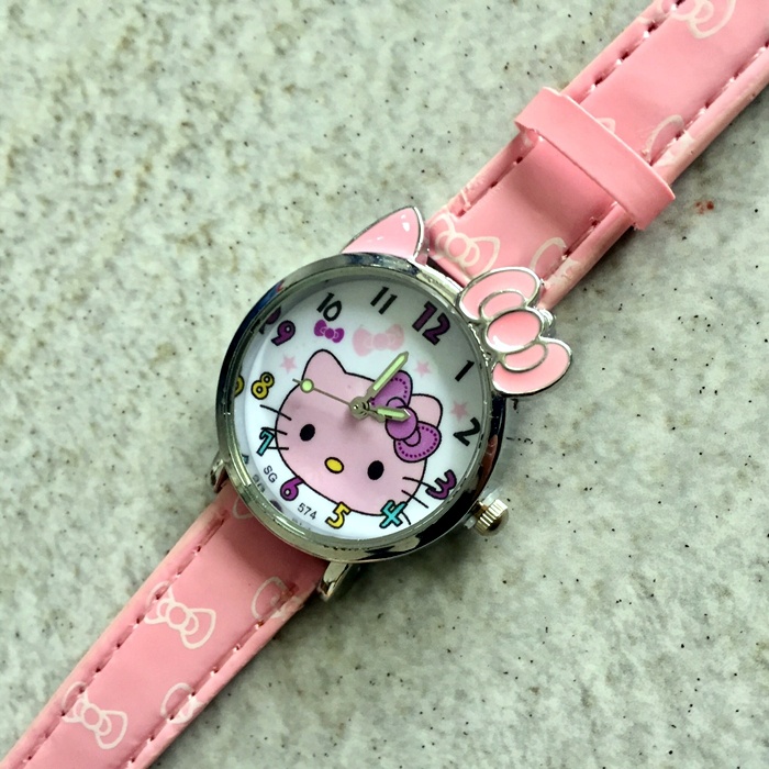 Đồng Hồ Trẻ Em KITTY2 Hình Hello Kitty cho bé gái (Hình Chụp Thật) _ Chuyên sỉ