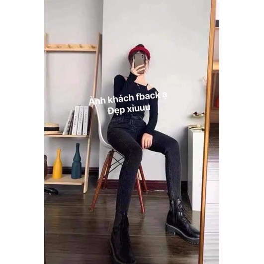 Quần jean dáng ôm, quần bò co giãn