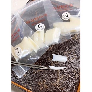 Móng tip hàn lẻ số , móng nối lẻ size 5,6,7