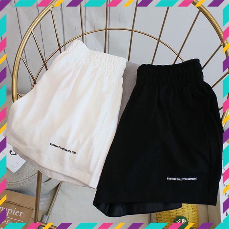 Quần short unisex_quần đùi đũi chun thêu siêu Hot MSP17900 | BigBuy360 - bigbuy360.vn