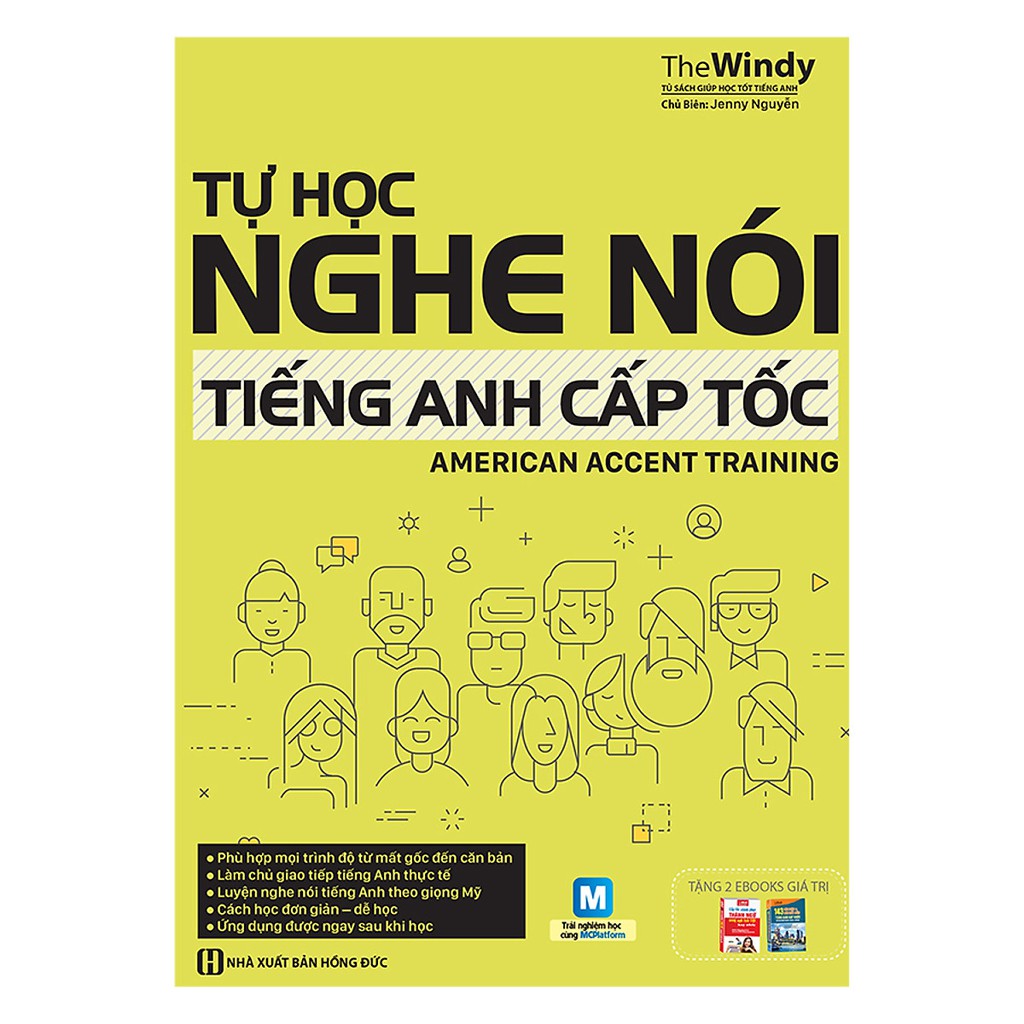 Sách - Tự Học Nghe Nói Tiếng Anh Cấp Tốc - American Accent Training