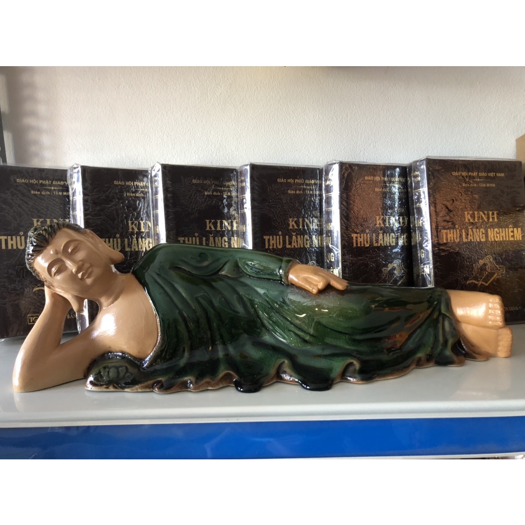 tượng Bổn sư  nhập niết bàn gốm cao cấp