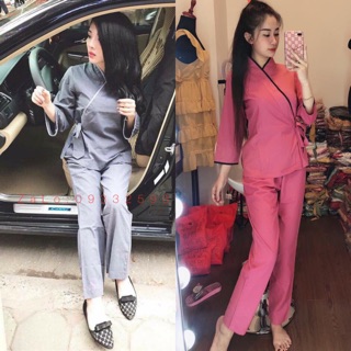 Đồ Lam Đi Chùa # Nhật Nơ Vải Mát