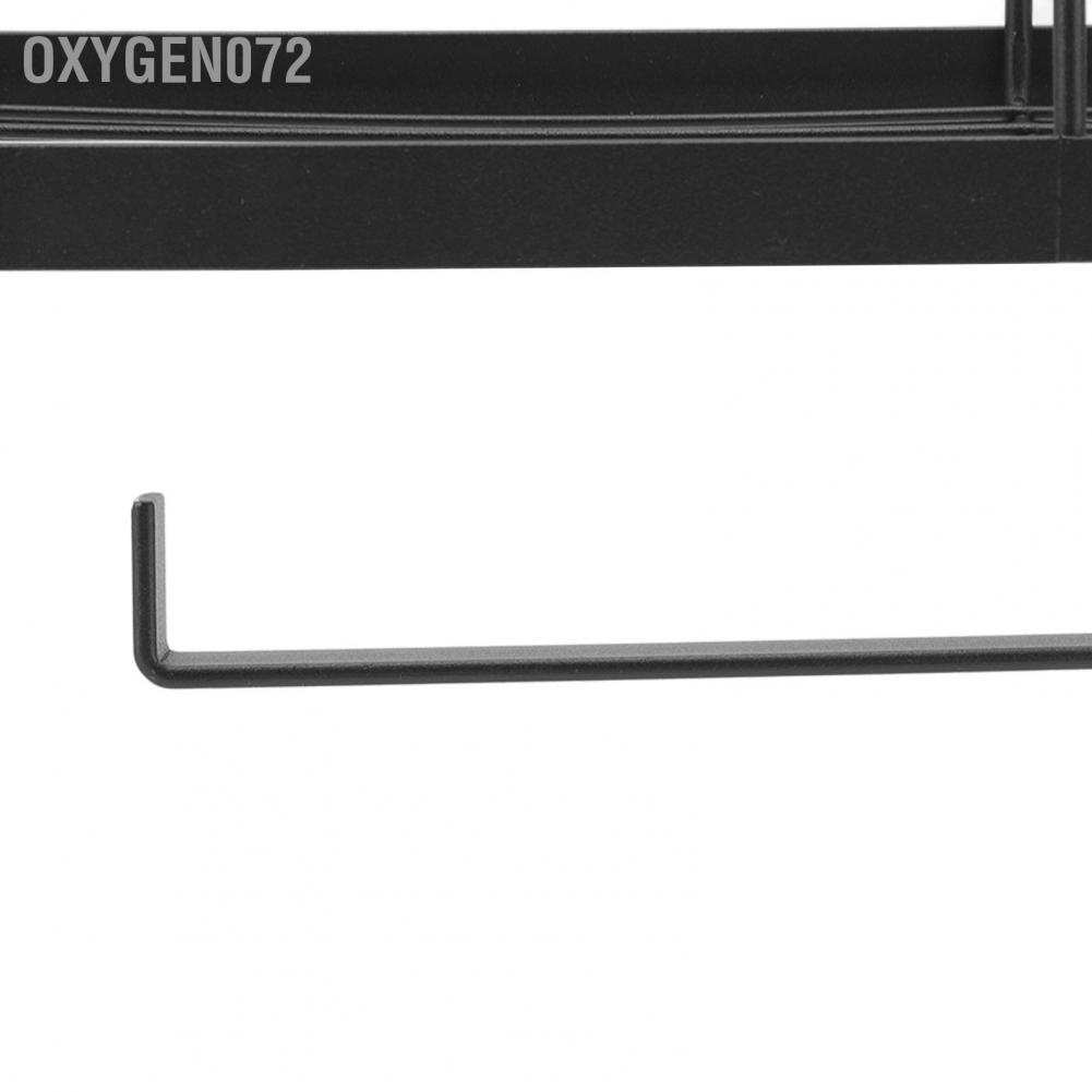 Oxygen072 Oxygen072 Giá treo gia vị tường Đa năng Thanh lịch dày dặn Khả chịu lực mạnh mẽ Bộ tổ chức cho phòng tắm nhà bếp