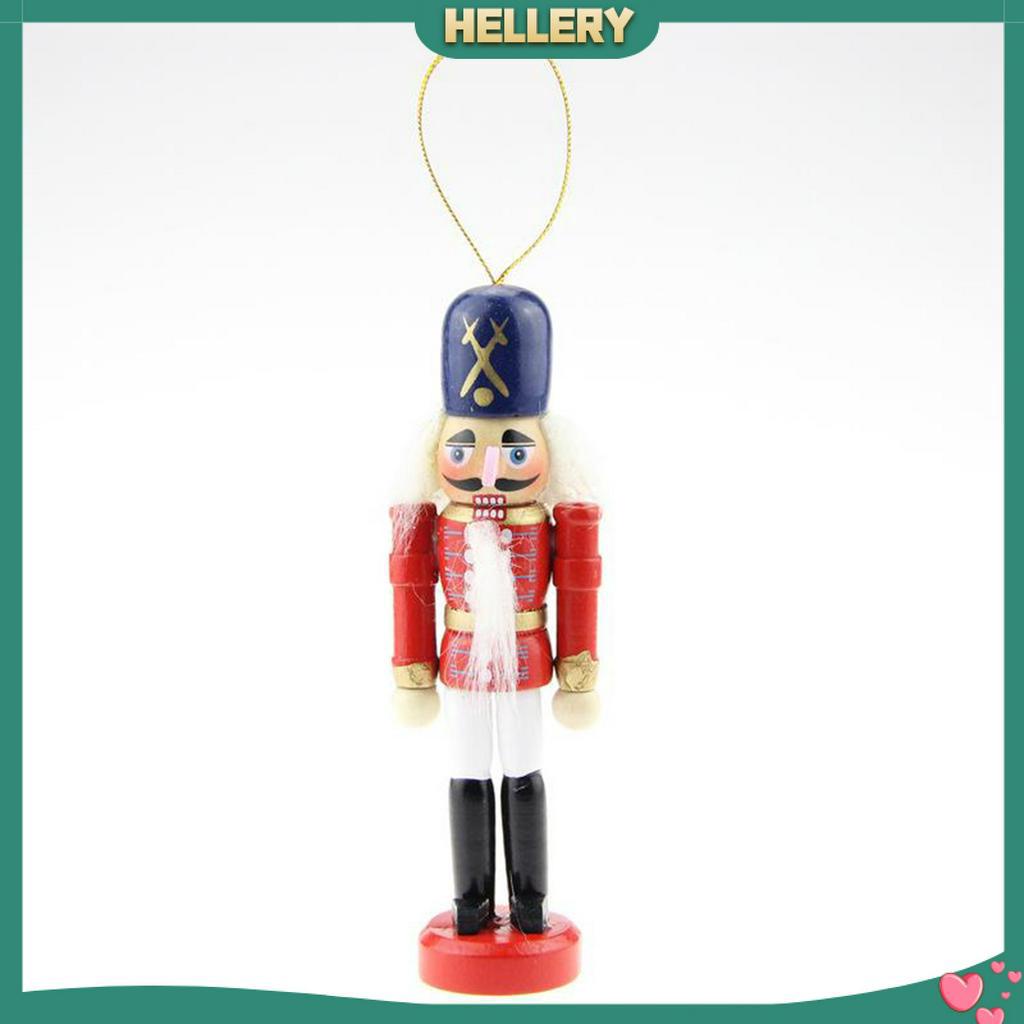 Set 6 Mô Hình Lính Mini Bằng Gỗ Dùng Trang Trí Giáng Sinh