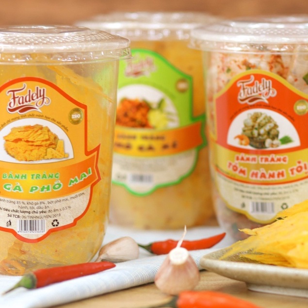 Bánh Tráng Fadely Khô Gà Phô Mai (40g)