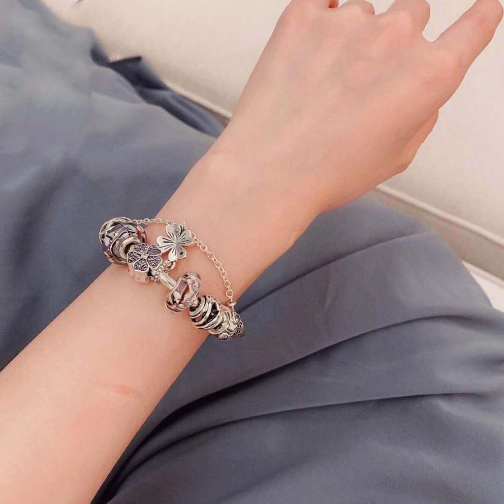 [Hàng cao cấp] Vòng Bạc S925 ALE Cao Cấp - Vòng Charm Bạc Chuẩn S925 - Mã sản phẩm VONGBAC_DN163