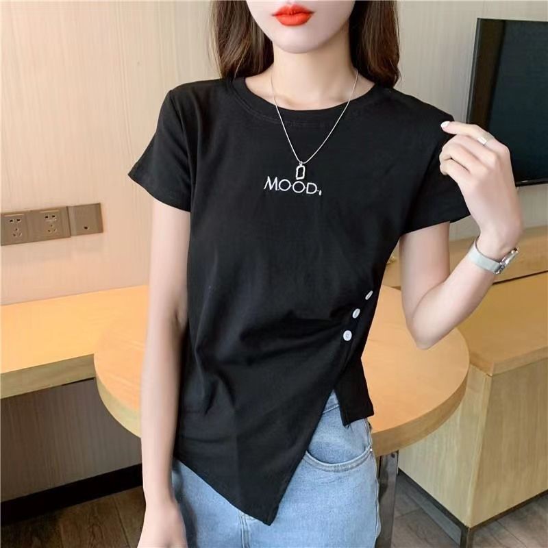 Áo Thun NgắN Tay Cổ TròN ThờI Trang Cho Nữ 2022 JL-TX-227