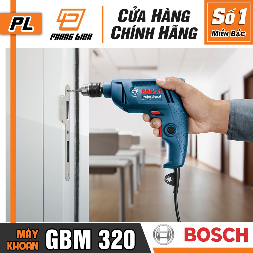 Máy Khoan Bắt Vít Bosch GBM 320 (6.5MM-320W) - Hàng Chính Hãng