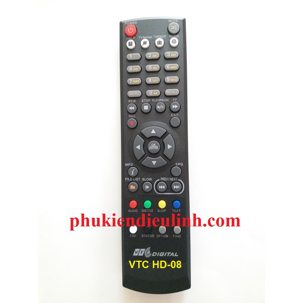 ĐIỀU KHIỂN ĐẦU VTC-HD 08 (HÀNG CHÍNH HÃNG)