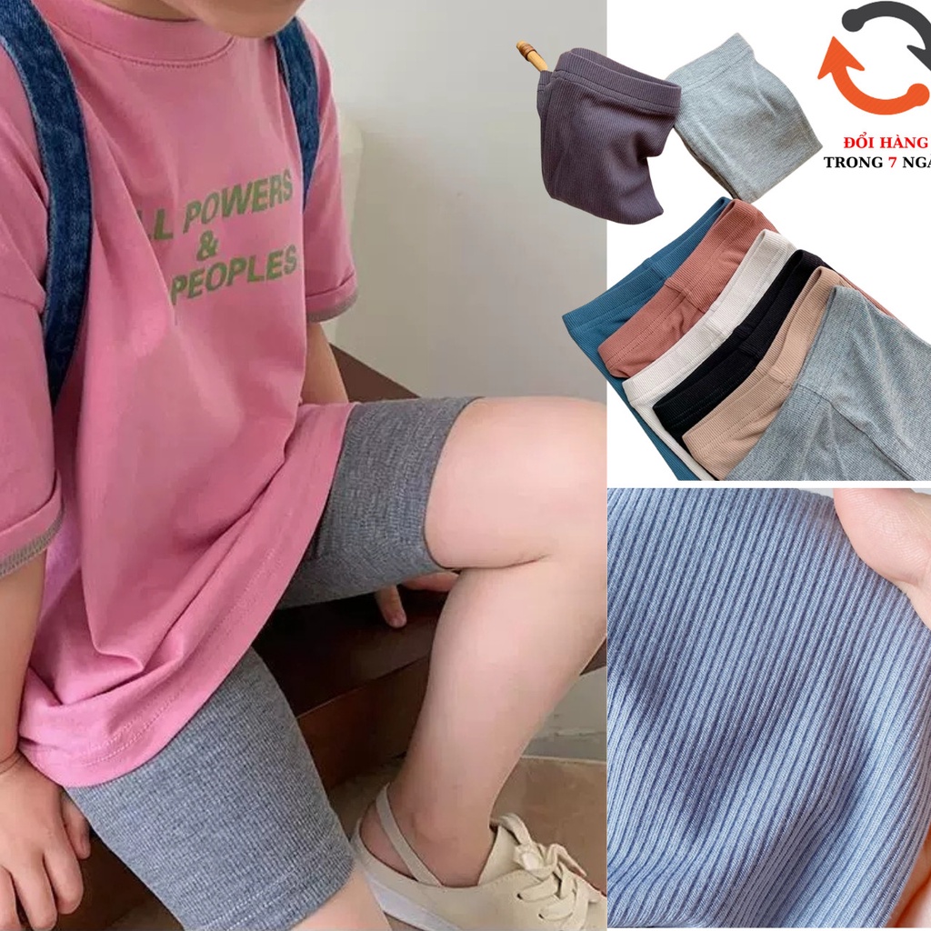 [Mã SKAMLTEX5 giảm 10K đơn 50K] quần legging bé gái thun tăm SIÊU CO GIÃN 12-45kg mamikid