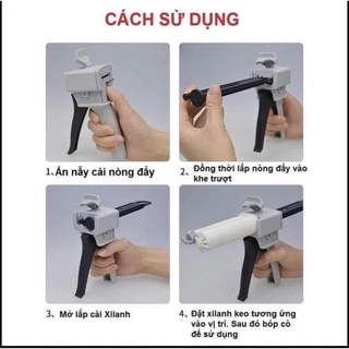 Súng bắn keo 2 thành phần