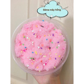 Slime Mây Hồng Y Hình Hũ Mỹ 100ml - Tặng Kèm 1 bịch Borax