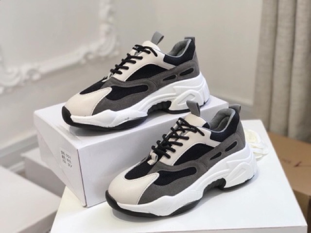 giày thể thao pha màu mẫu mới siêu hot 2019-23