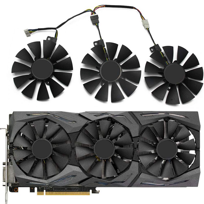 Quạt Tản Nhiệt Pld09210S12M Pld09210S12Hh Cho Asus Strix Gtx1060 Oc 1070 1080 Gtx1080Ti Rx480 Thẻ