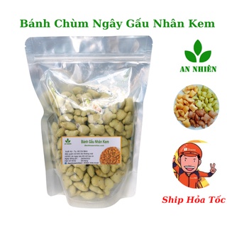Bánh gấu chùm ngây nhân kem 500g đồ ăn vặt dinh dưỡng tốt cho sức khỏe