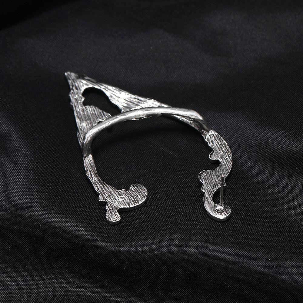 Khuyên Kẹp Vành Tai Màu Trơn Phong Cách Gothic Thời Trang Cho Nữ MXGOODS