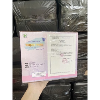 [Hàng mới về] Sỉ 1 thùng khẩu trang 5D Thịnh Phát (gồm 100 cái)