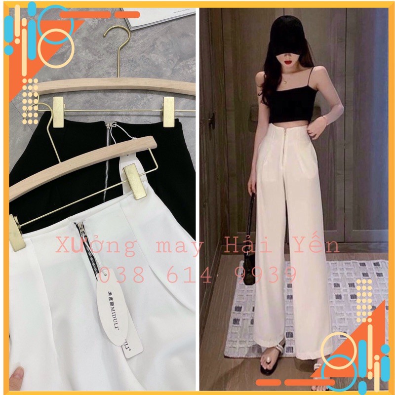 [Mã FAMAYWA giảm 10K đơn 50K] [Sản phẩm hót sale cực shok Quần ống rộng hack dáng chất công sở đẹp ảnh thật