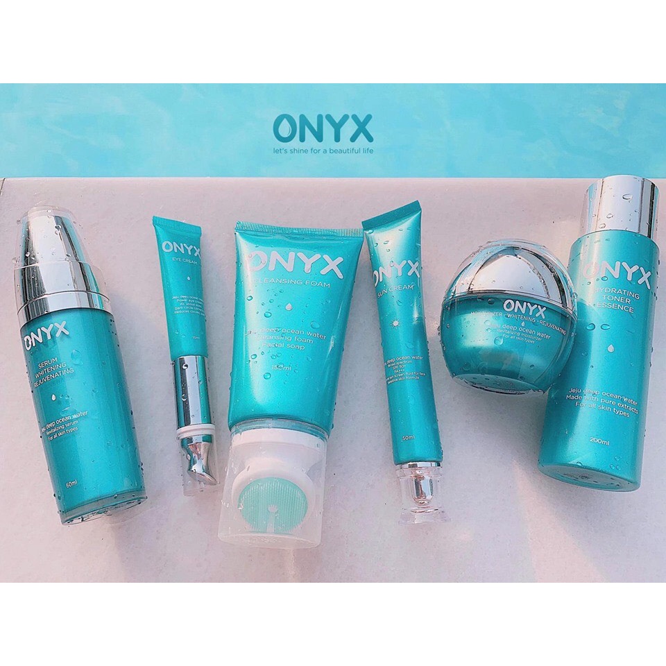 Bộ dưỡng da đa năng Onyx (6 món) giúp dưỡng ấm, làm mềm và sáng da, ngăn ngừa và đẩy lùi lão hóa da - Mymy cosmetic