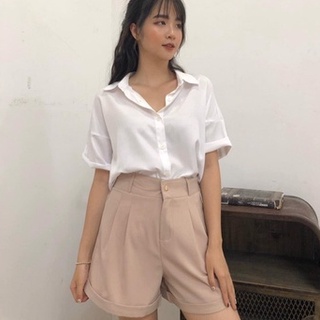Quần Short Nữ Gập Gấu