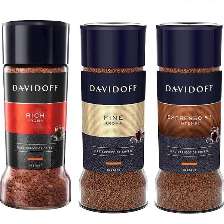 CÀ PHÊ HOÀ TAN DAVIDOFF FINE AROMA - ESPRESSO 57 - RICH AROMA LỌ 100G
