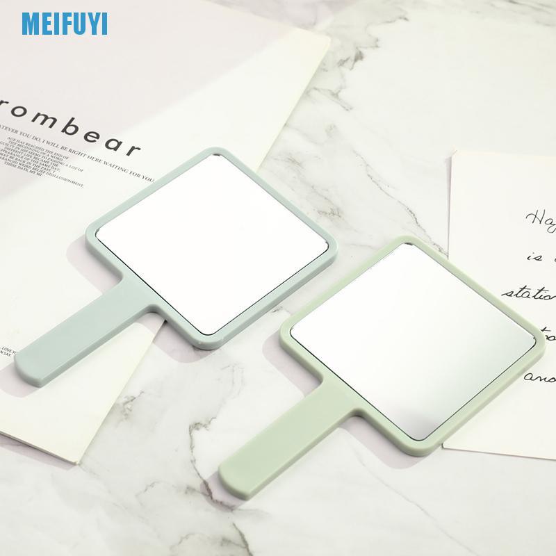 [Hàng mới về] Gương trang điểm cầm tay hình vuông xinh xắn 439v