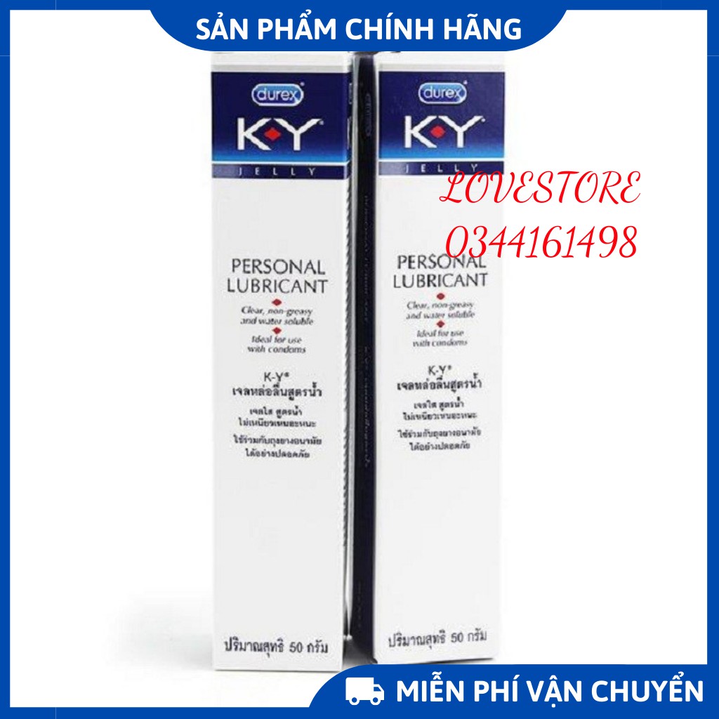 [Combo 2 tube] Gel bôi trơn Durex KY - Giải pháp hoàn hảo cho khô hạn - Cảm xúc dâng trào..